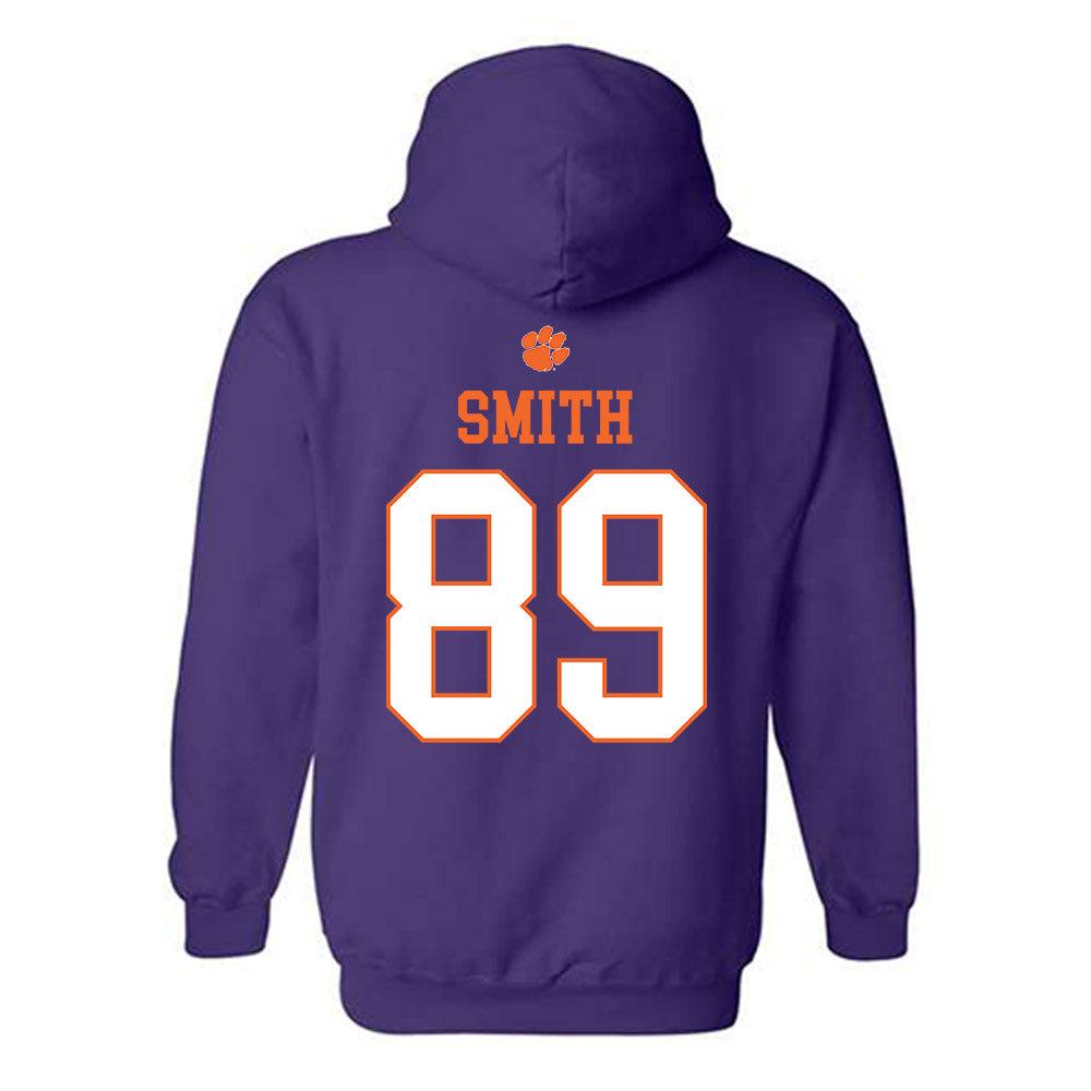 Clemson - NCAA Football : Jack Smith - Classic Shersey Hooded Sweatshirt-1