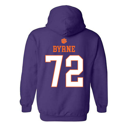 Clemson - NCAA Football : Rowan Byrne - Classic Shersey Hooded Sweatshirt-1