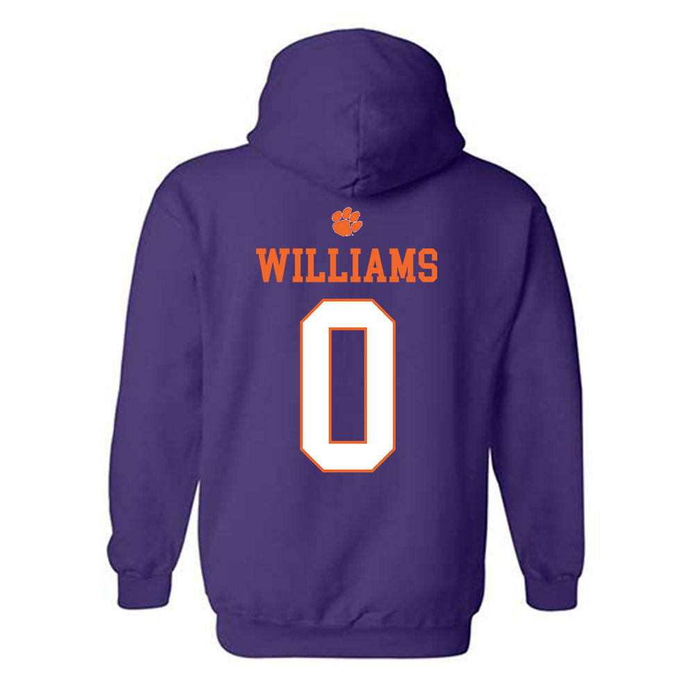 Clemson - NCAA Football : Antonio Williams - Classic Shersey Hooded Sweatshirt-1
