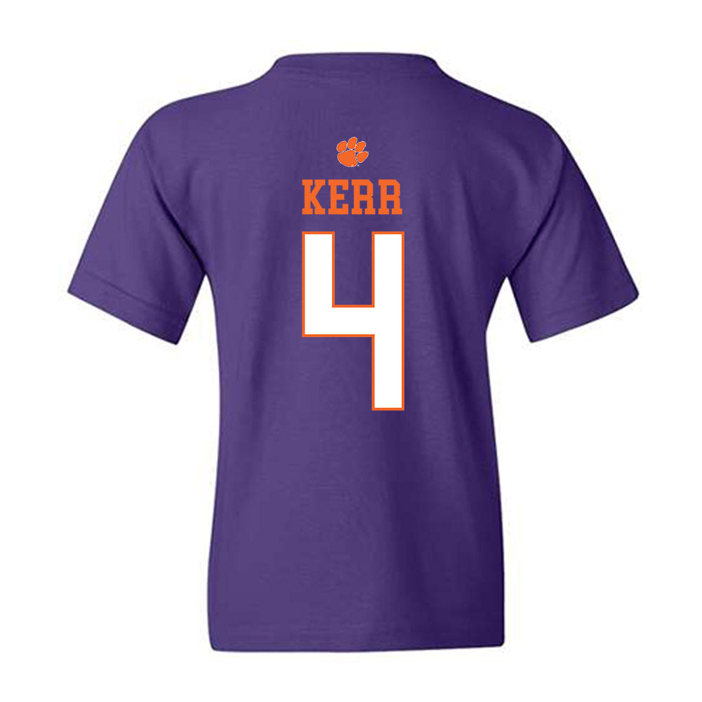 Clemson - NCAA Women's Soccer : Neely Kerr - Classic Shersey Youth T-Shirt-1