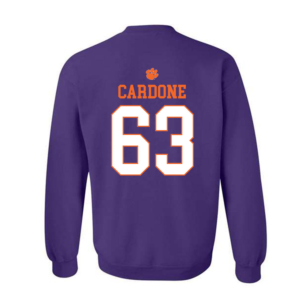 Clemson - NCAA Football : Dominic Cardone - Classic Shersey Crewneck Sweatshirt