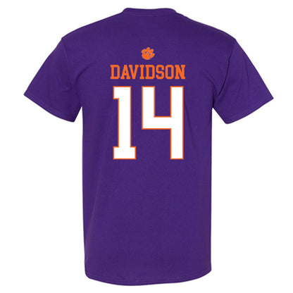Clemson - NCAA Men's Basketball : Blake Davidson - Classic Shersey T-Shirt-1
