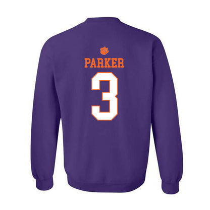 Clemson - NCAA Football : T.J. Parker - Classic Shersey Crewneck Sweatshirt-1