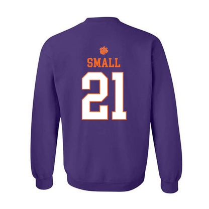 Clemson - NCAA Women's Soccer : Carla Small - Classic Shersey Crewneck Sweatshirt-1
