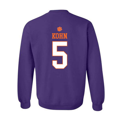 Clemson - NCAA Women's Basketball : Hannah Kohn - Classic Shersey Crewneck Sweatshirt
