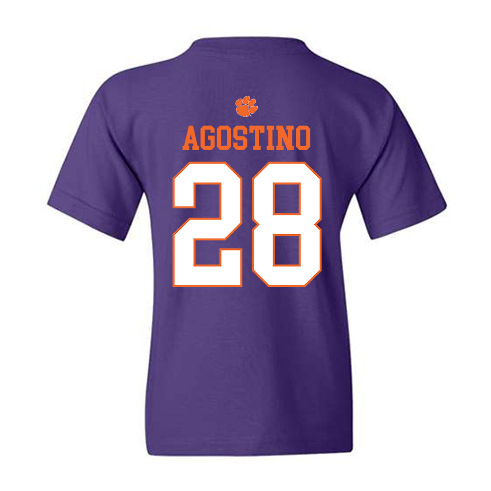 Clemson - NCAA Women's Lacrosse : Summer Agostino - Classic Shersey Youth T-Shirt-1