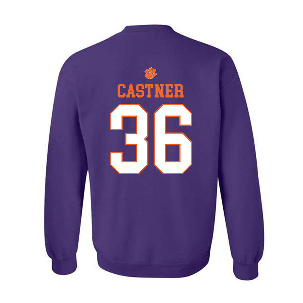 Clemson - NCAA Football : Quinn Castner - Classic Shersey Crewneck Sweatshirt-1