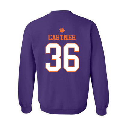 Clemson - NCAA Football : Quinn Castner - Classic Shersey Crewneck Sweatshirt-1