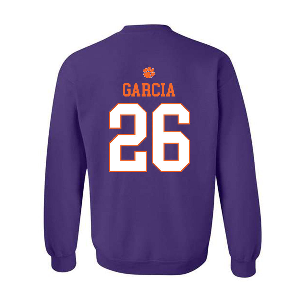 Clemson - NCAA Men's Soccer : Marco Garcia - Classic Shersey Crewneck Sweatshirt