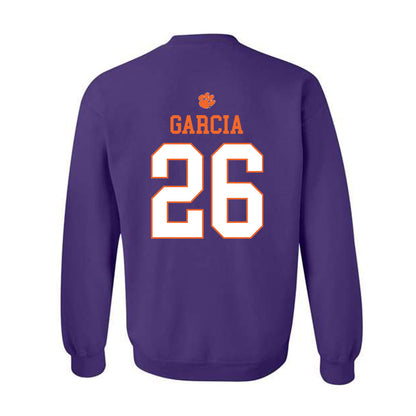 Clemson - NCAA Men's Soccer : Marco Garcia - Classic Shersey Crewneck Sweatshirt