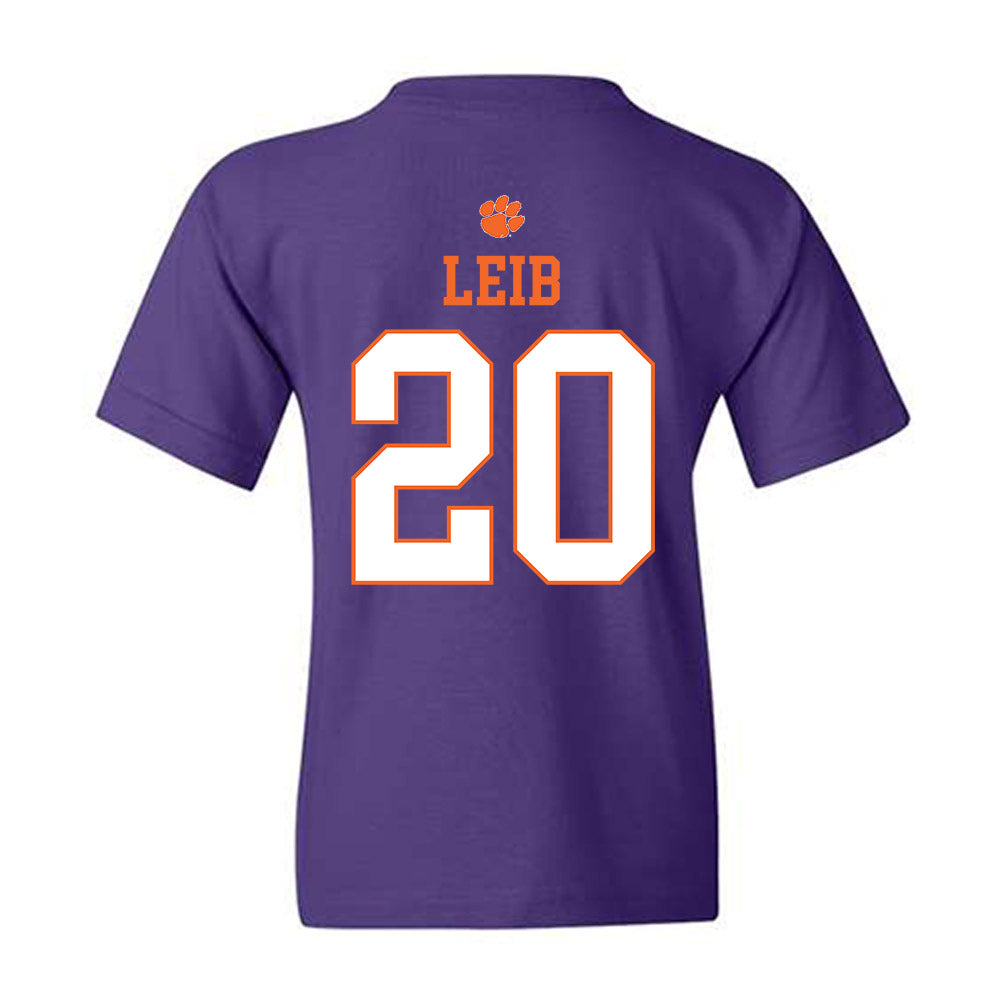 Clemson - NCAA Women's Soccer : Taylor Leib - Classic Shersey Youth T-Shirt-1