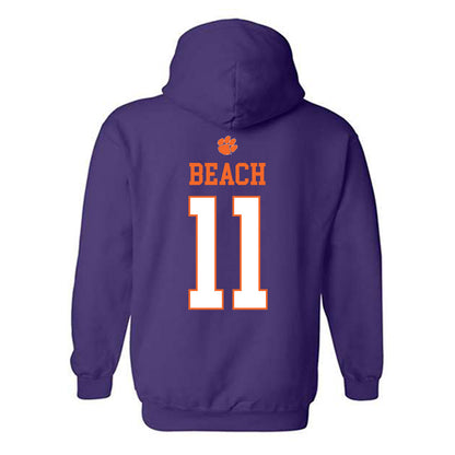 Clemson - NCAA Women's Lacrosse : Kasey Beach - Classic Shersey Hooded Sweatshirt