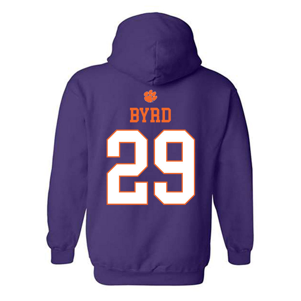 Clemson - NCAA Football : Chase Byrd - Classic Shersey Hooded Sweatshirt-1
