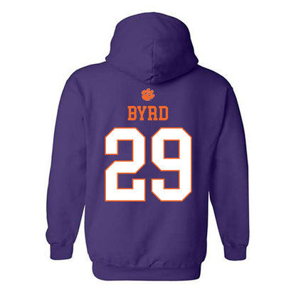 Clemson - NCAA Football : Chase Byrd - Classic Shersey Hooded Sweatshirt-1