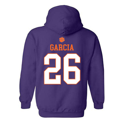 Clemson - NCAA Men's Soccer : Marco Garcia - Classic Shersey Hooded Sweatshirt