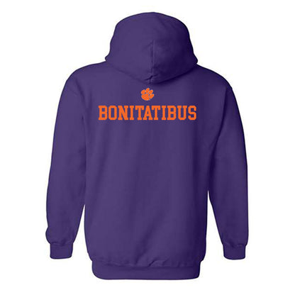 Clemson - NCAA Women's Rowing : Lira Bonitatibus - Classic Shersey Hooded Sweatshirt-1