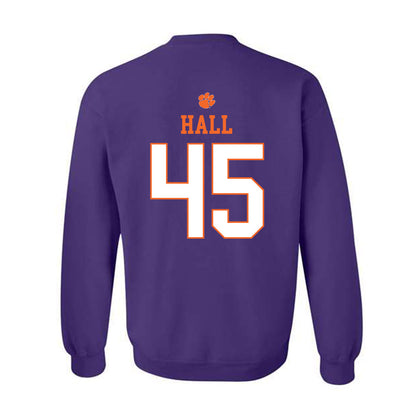 Clemson - NCAA Women's Lacrosse : Demma Hall - Classic Shersey Crewneck Sweatshirt