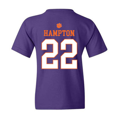 Clemson - NCAA Men's Soccer : Aiden Hampton - Classic Shersey Youth T-Shirt