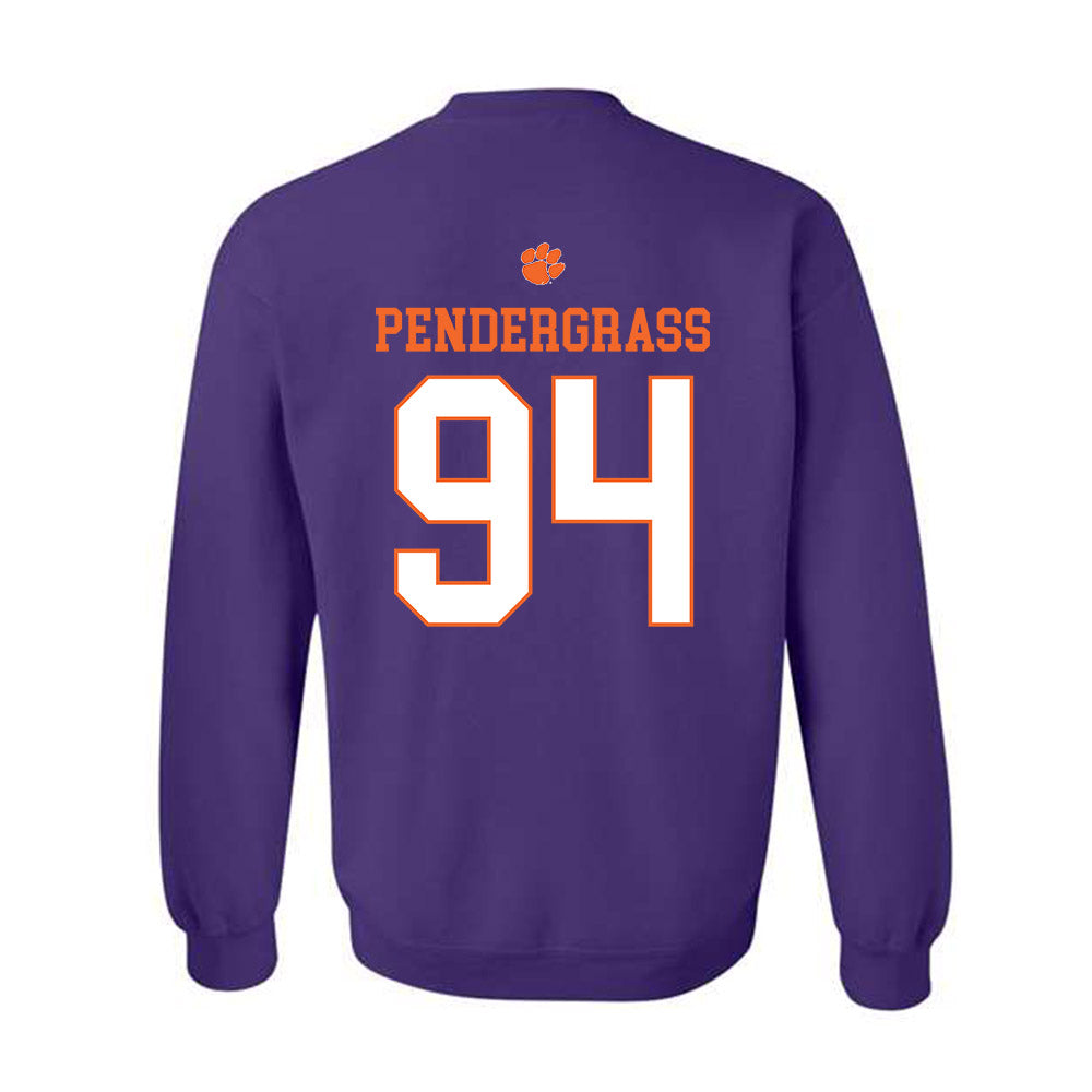 Clemson - NCAA Football : Chapman Pendergrass - Classic Shersey Crewneck Sweatshirt-1