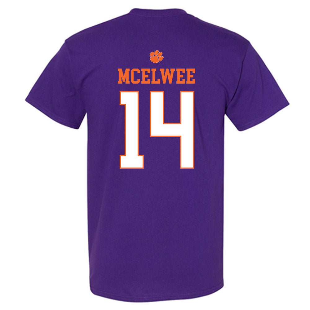 Clemson - NCAA Women's Lacrosse : Caitlin McElwee - Classic Shersey T-Shirt-1