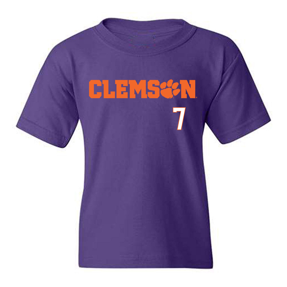 Clemson - NCAA Football : Logan Brooking - Classic Shersey Youth T-Shirt-0