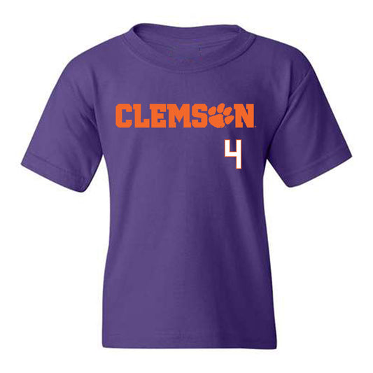 Clemson - NCAA Women's Lacrosse : Paris Masaracchia - Classic Shersey Youth T-Shirt