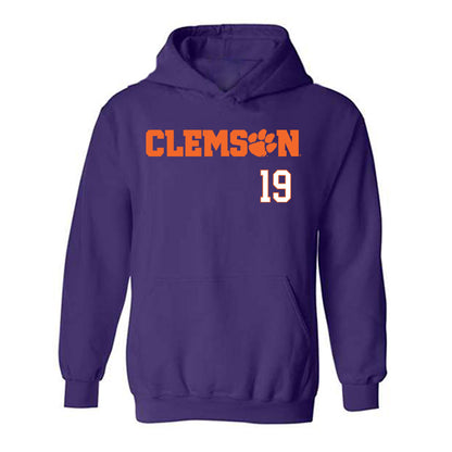 Clemson - NCAA Women's Soccer : Juju Harris - Classic Shersey Hooded Sweatshirt-0
