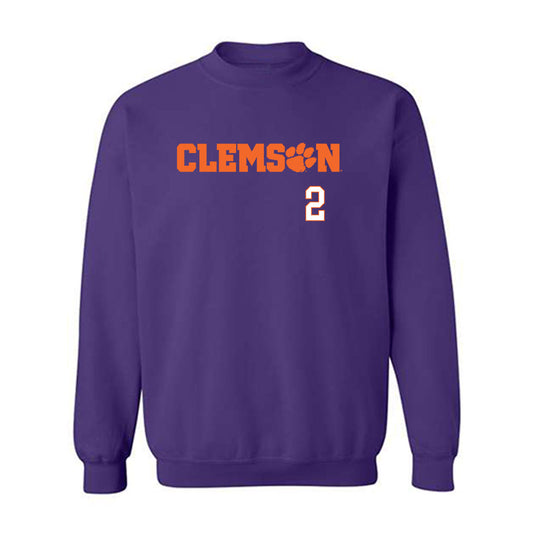Clemson - NCAA Women's Basketball : Jakerra Butler - Classic Shersey Crewneck Sweatshirt-0