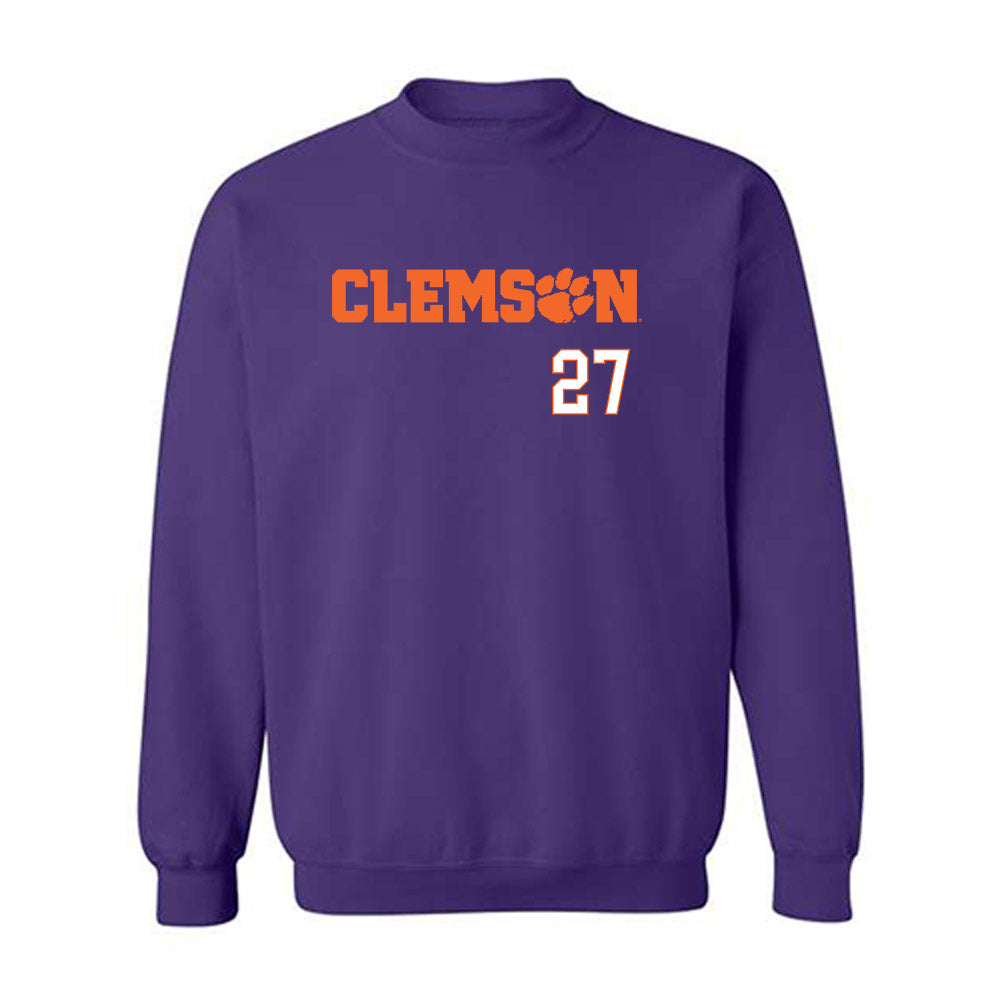 Clemson - NCAA Women's Soccer : Erin Sherden - Classic Shersey Crewneck Sweatshirt-0