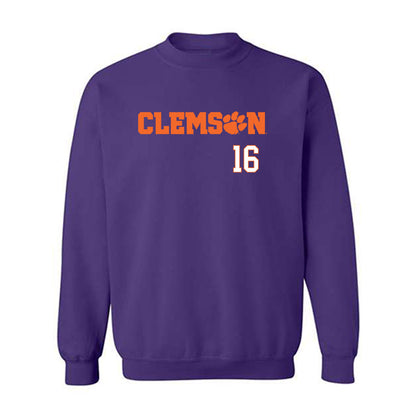 Clemson - NCAA Softball : Macey Cintron - Classic Shersey Crewneck Sweatshirt