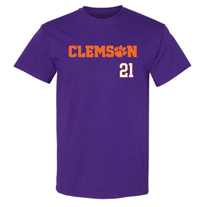 Clemson - NCAA Women's Soccer : Carla Small - Classic Shersey T-Shirt-0