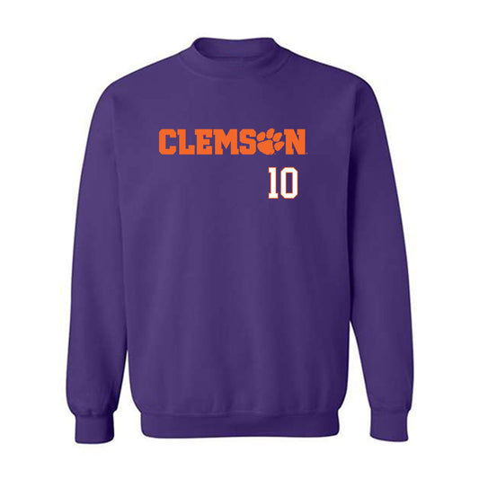 Clemson - NCAA Men's Basketball : Del Jones - Classic Shersey Crewneck Sweatshirt