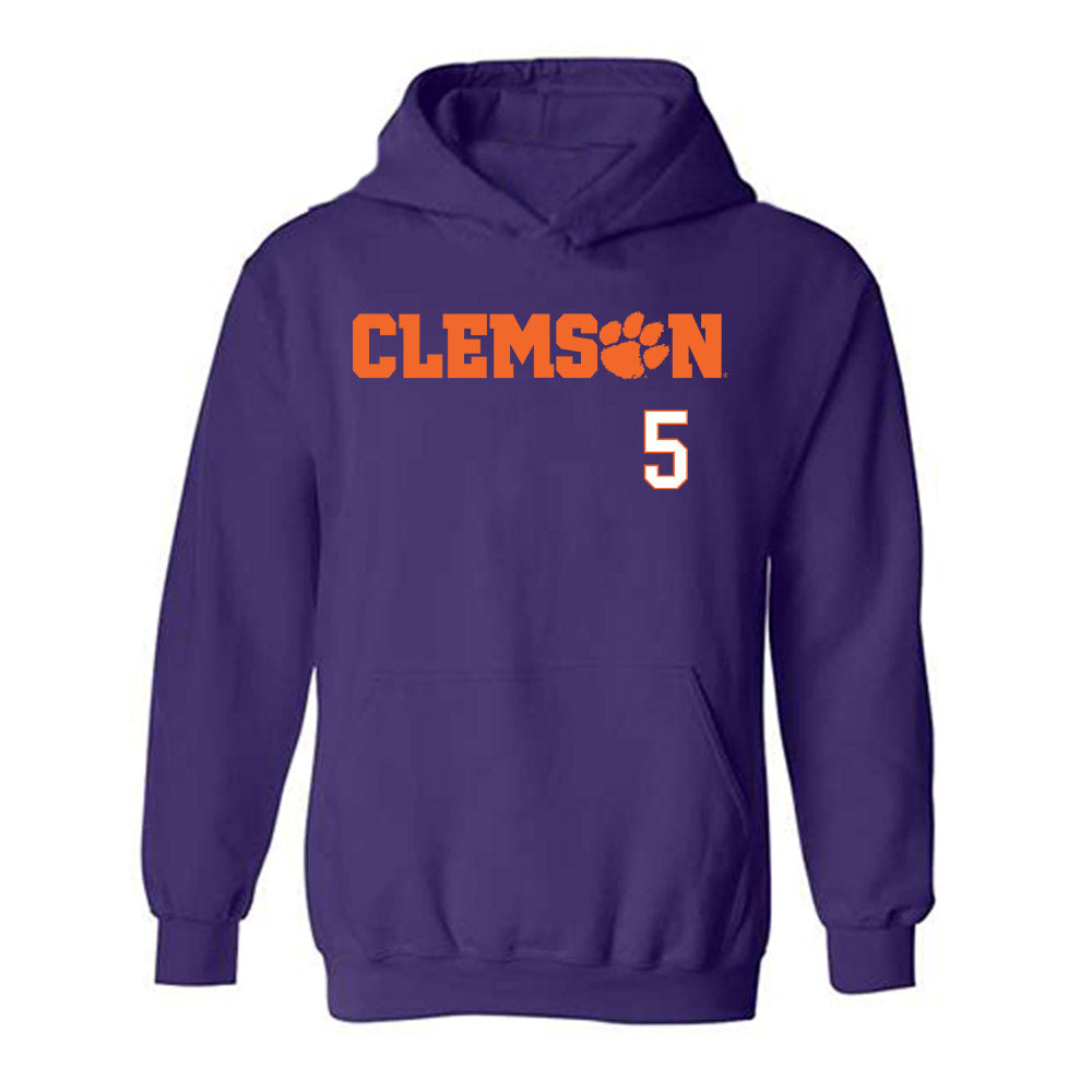 Clemson - NCAA Men's Soccer : Terry Watson - Classic Shersey Hooded Sweatshirt