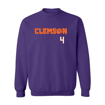Clemson - NCAA Women's Soccer : Neely Kerr - Classic Shersey Crewneck Sweatshirt-0