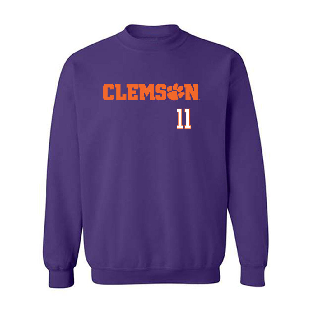 Clemson - NCAA Women's Lacrosse : Kasey Beach - Classic Shersey Crewneck Sweatshirt