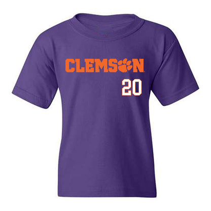 Clemson - NCAA Women's Soccer : Taylor Leib - Classic Shersey Youth T-Shirt-0
