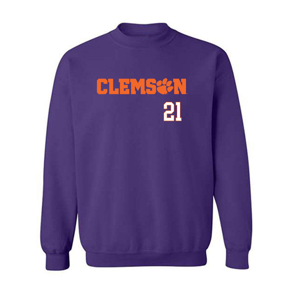 Clemson - NCAA Football : Kobe McCloud - Classic Shersey Crewneck Sweatshirt-0