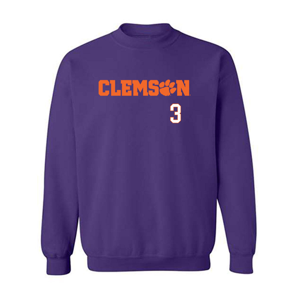 Clemson - NCAA Football : T.J. Parker - Classic Shersey Crewneck Sweatshirt-0