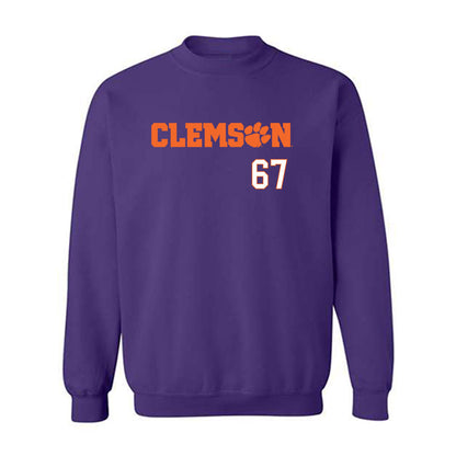 Clemson - NCAA Football : Nathan Brooks - Classic Shersey Crewneck Sweatshirt-0