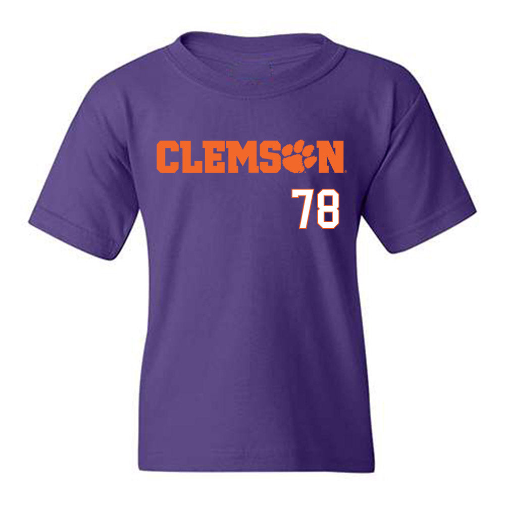 Clemson - NCAA Football : Blake Miller - Classic Shersey Youth T-Shirt-0