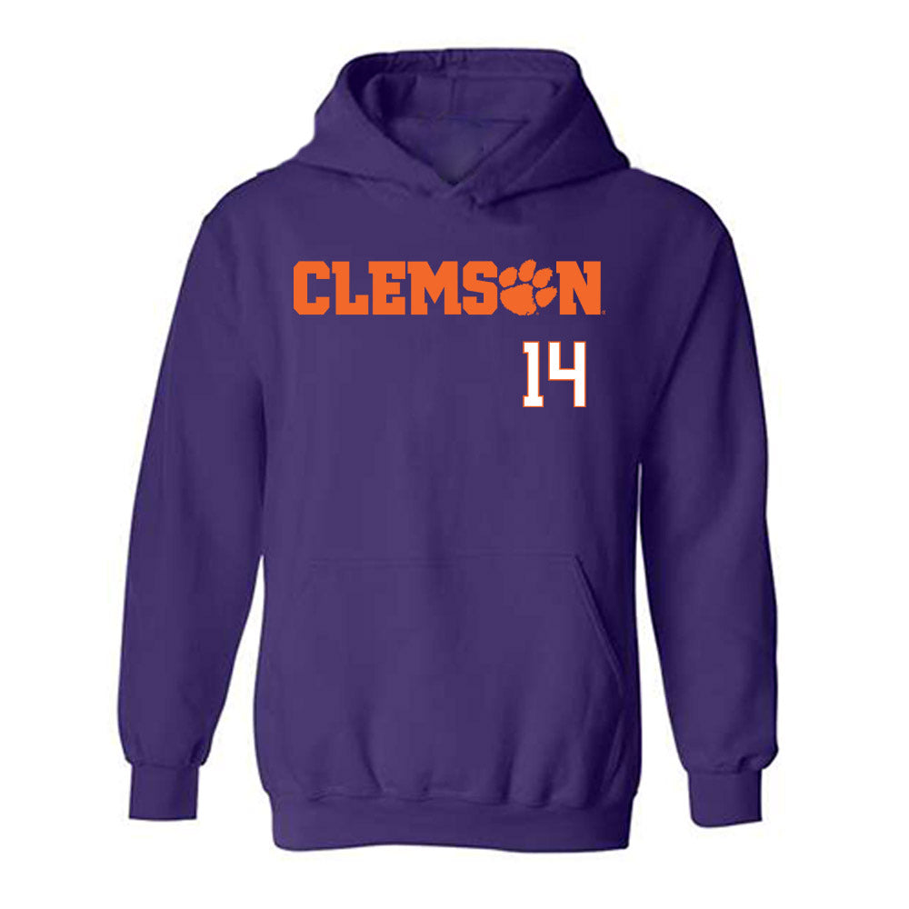 Clemson - NCAA Women's Basketball : Rachael Rose - Classic Shersey Hooded Sweatshirt-0