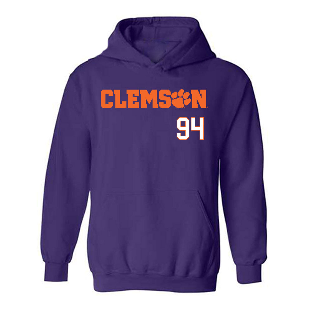 Clemson - NCAA Football : Chapman Pendergrass - Classic Shersey Hooded Sweatshirt-0