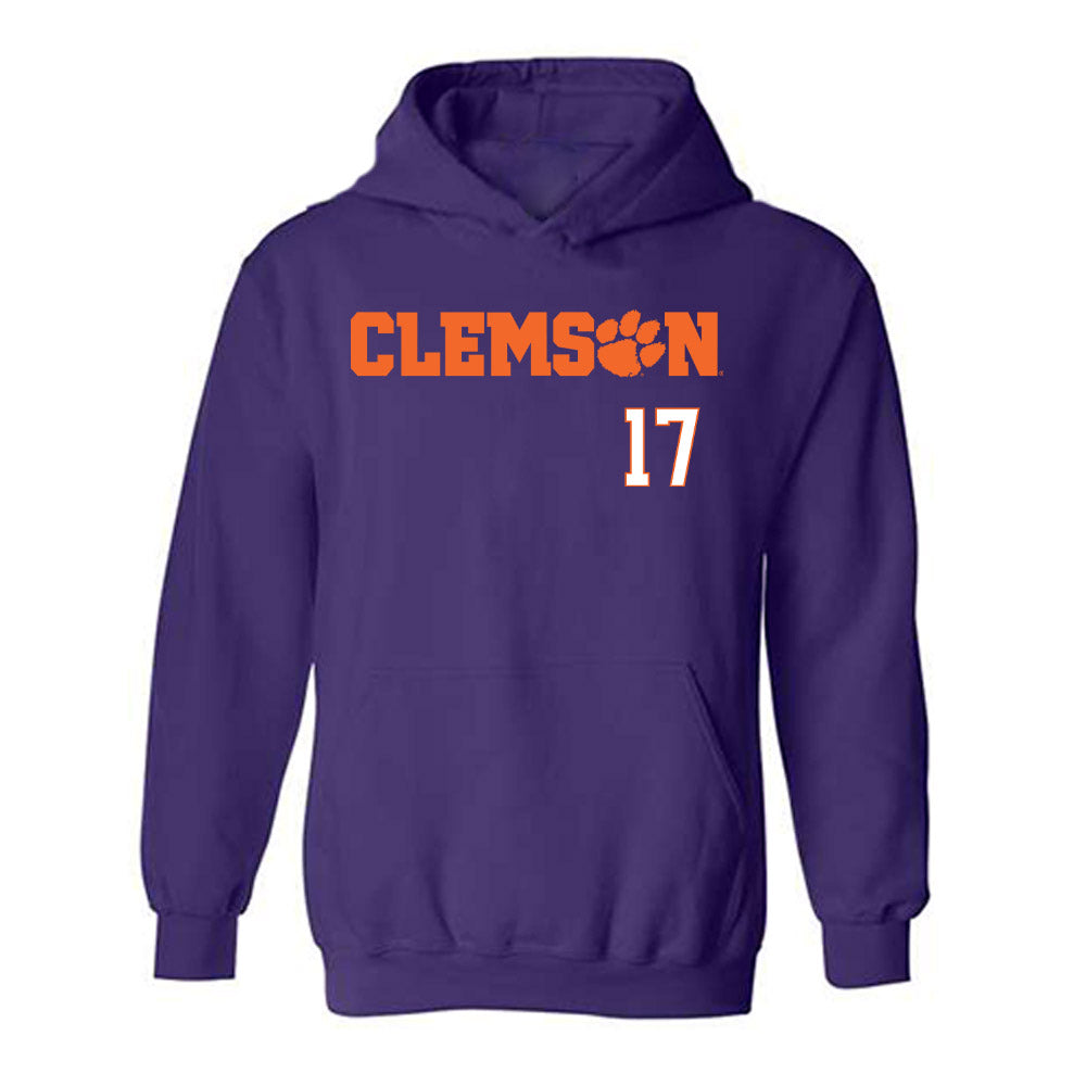 Clemson - NCAA Softball : Ava Wilson - Classic Shersey Hooded Sweatshirt-0