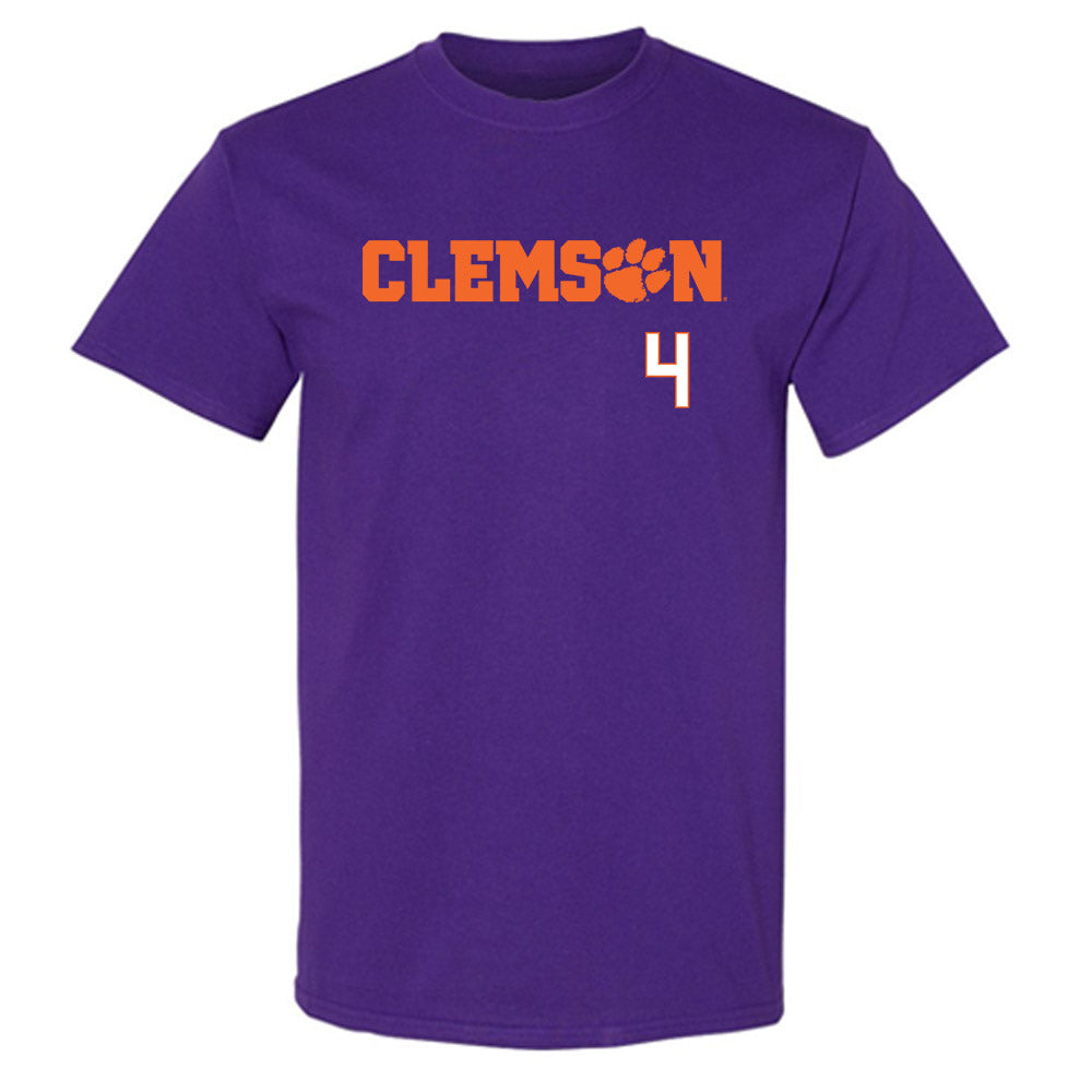 Clemson - NCAA Baseball : Tryston McCladdie - Classic Shersey T-Shirt-0