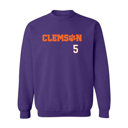 Clemson - NCAA Football : Ronan Hanafin - Classic Shersey Crewneck Sweatshirt-0