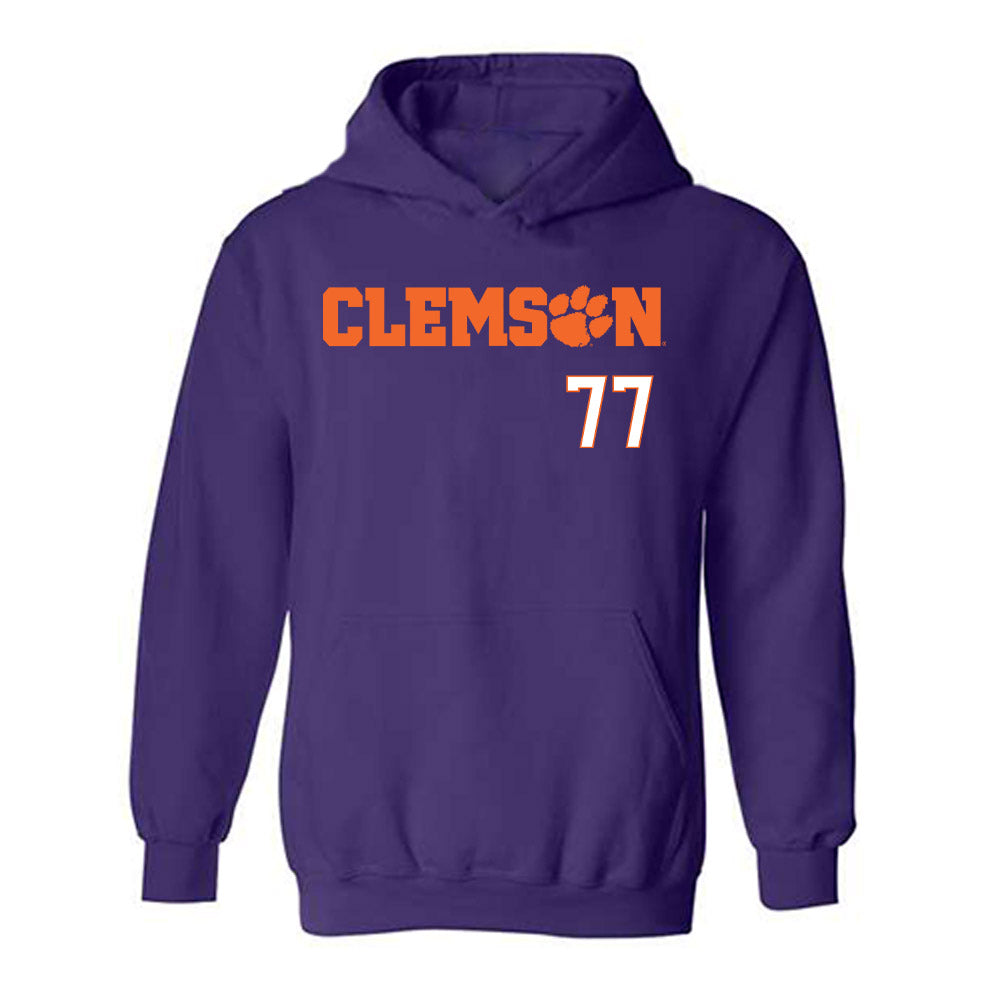 Clemson - NCAA Football : Ronan O'Connell - Classic Shersey Hooded Sweatshirt-0
