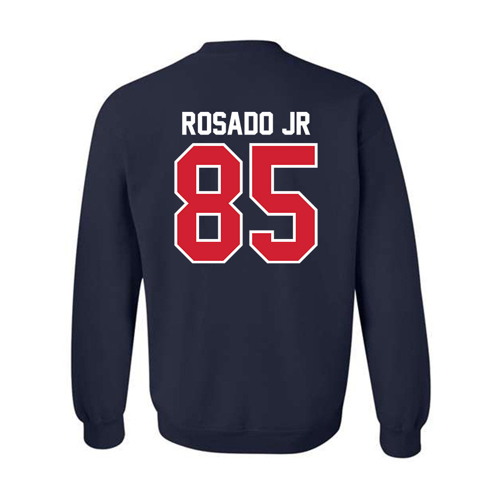 Robert Morris - NCAA Football : Justin Rosado Jr - Classic Shersey Crewneck Sweatshirt-1