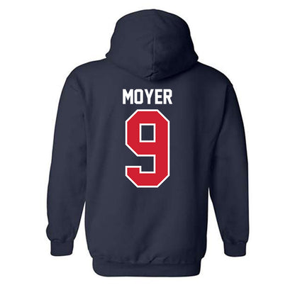 Robert Morris - NCAA Football : DJ Moyer - Classic Shersey Hooded Sweatshirt