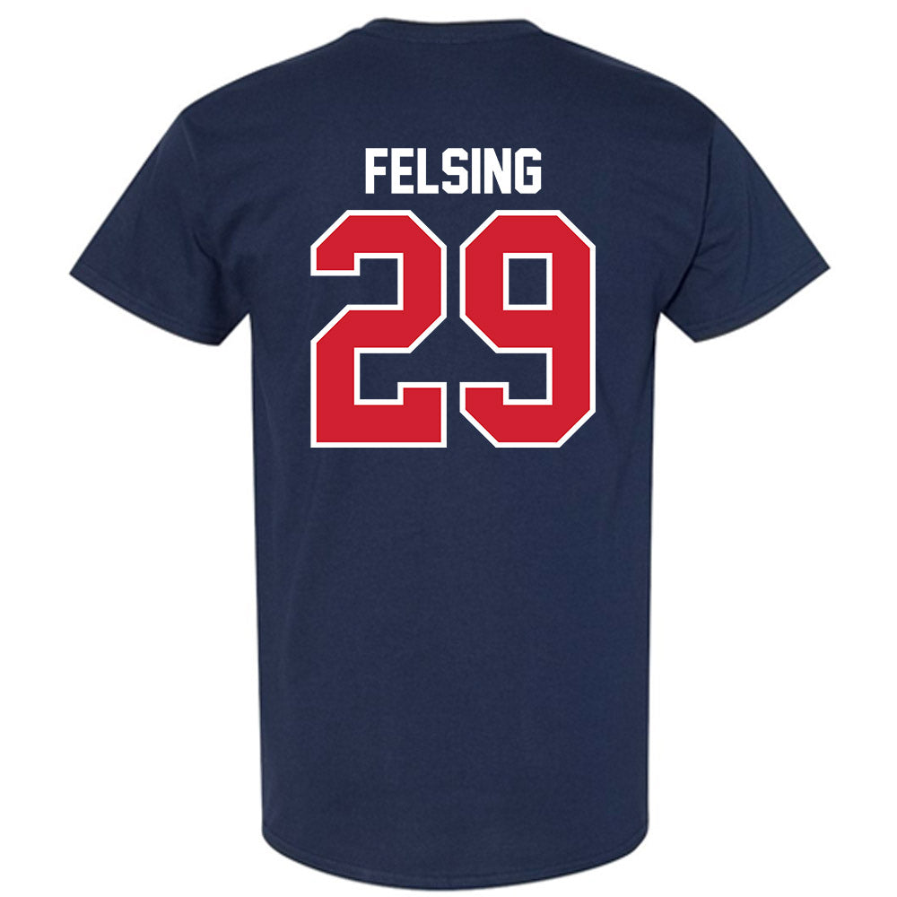 Robert Morris - NCAA Men's Ice Hockey : Michael Felsing - Classic Shersey T-Shirt-1