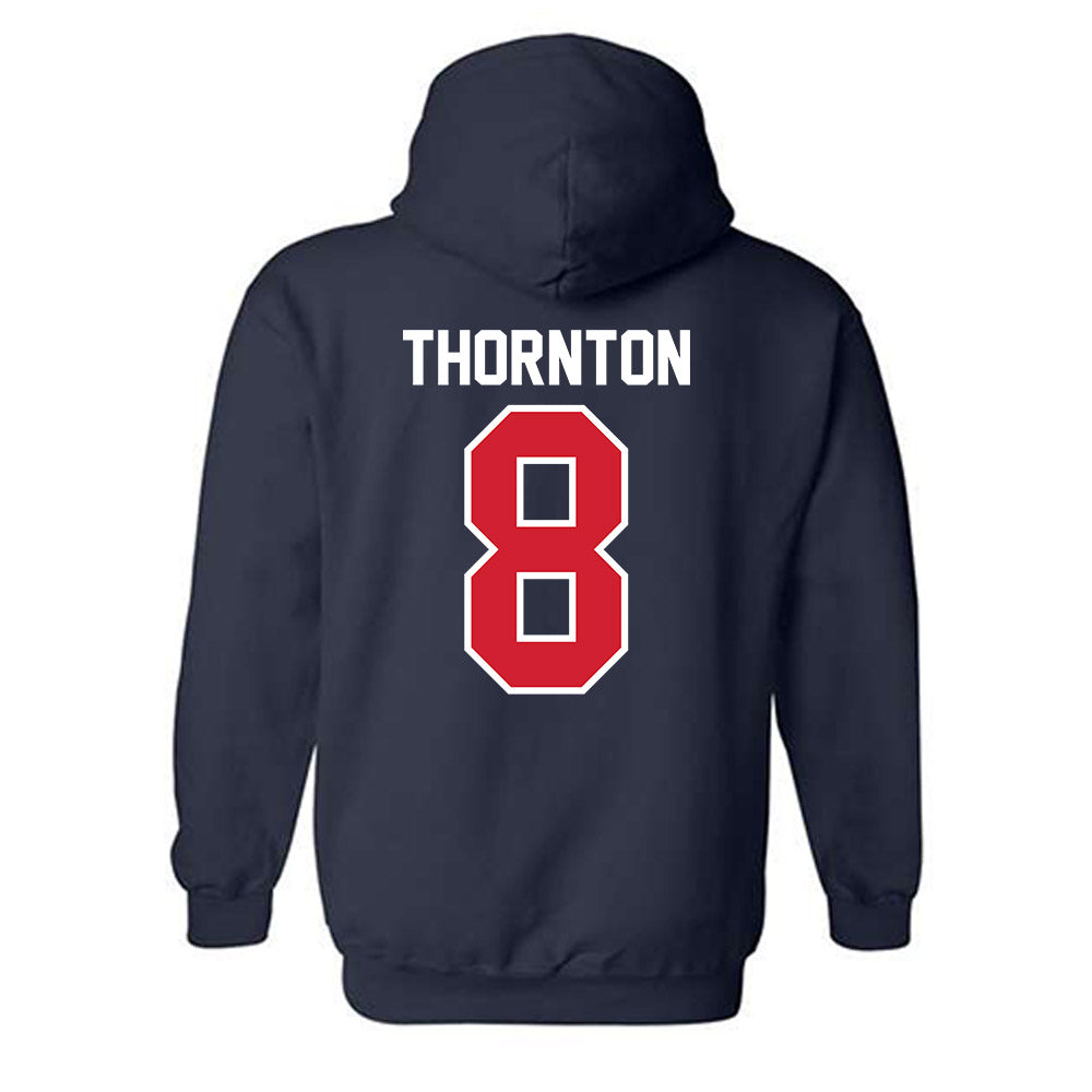 Robert Morris - NCAA Women's Ice Hockey : Hannah Thornton - Classic Shersey Hooded Sweatshirt-1